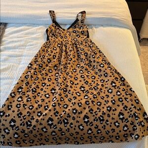 Thakoon Brown Midi Sundress with Sleeveless Spaghetti Straps and Casual Style